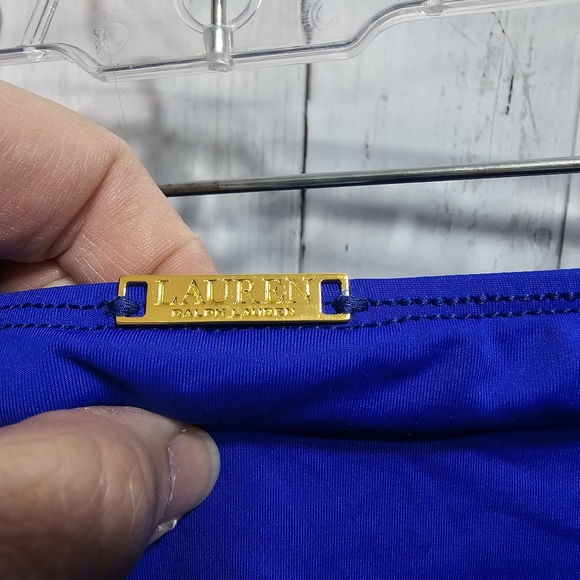 Ralph Lauren LRL Playa Floral Halter Tankini Swimsuit Top Bikini Bottom Size 8. - Picture 11 of 13